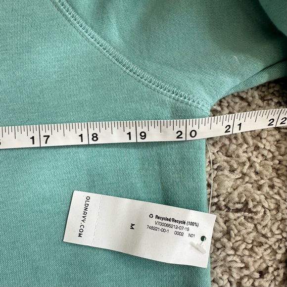 Turquoise Hoodie BNWT! Old Navy logo - super soft and cozy 🩵 - Picture 8 of 9
